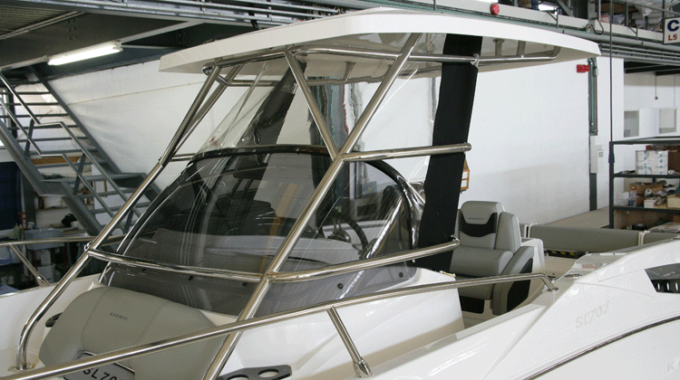 Hard top, front weather cover